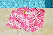 XXL beach bag with 2 removable clutch inner pockets - Pink Kiss 