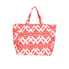 XXL beach bag with 2 removable clutch inner pockets - Aperol Spritz 