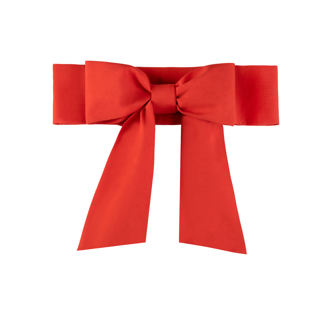 Orange tie belt
