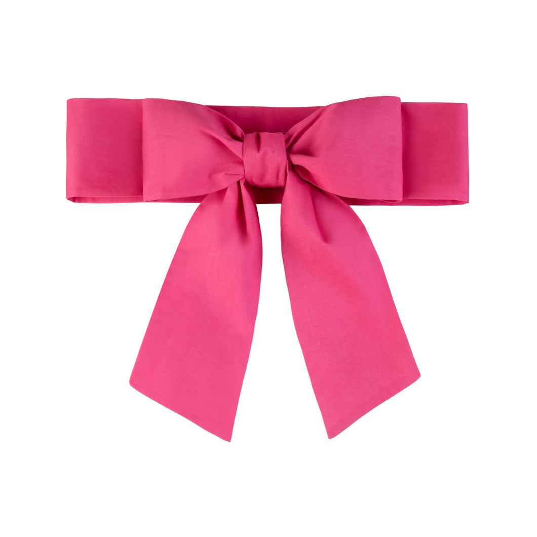 Pink tie belt