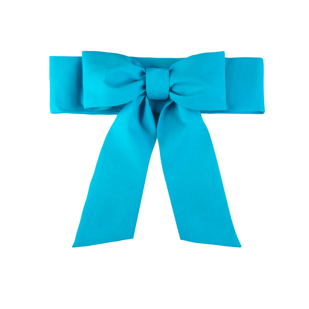 Tie belt turquoise